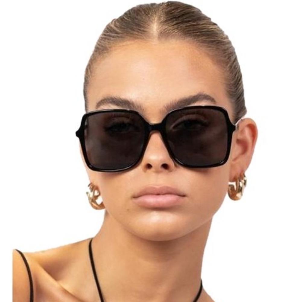 NEW GUCCI OVERSIZED WOMEN'S SUNGLASSES GG0533SA 001 SQUARED GUCCI EYEWEAR - Picture 5 of 8